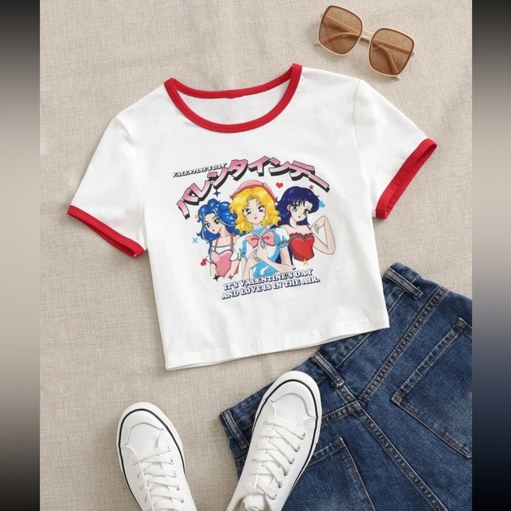 Sailor Moon Japanese Anime Graphic T-Shirt